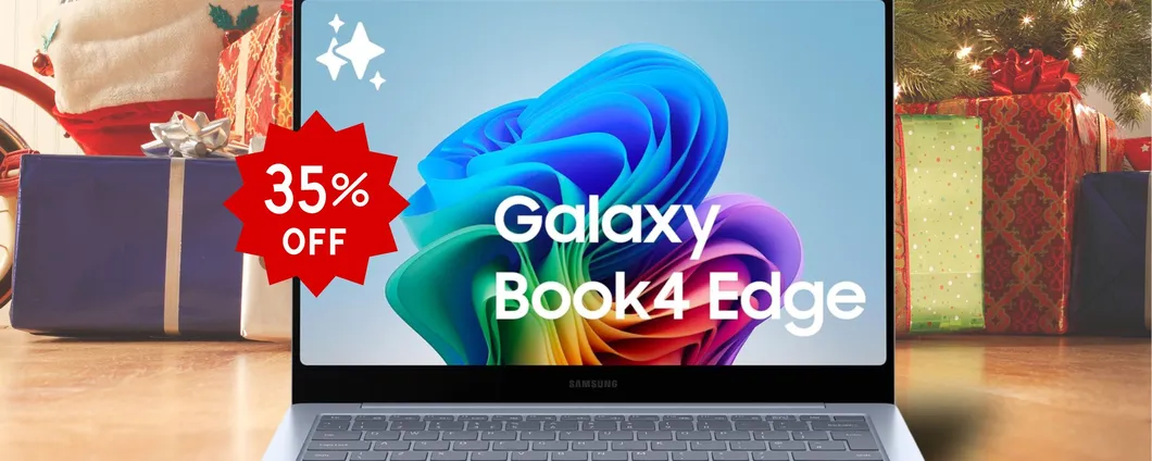 Samsung Laptop Galaxy Book4 Edge: 600€ DI RIBASSO SHOCK su Amazon