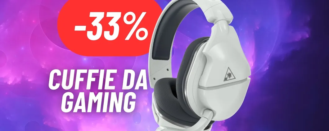 Anticipa i tuoi nemici e ascolta i loro passi con le Cuffie da Gaming Turtle Beach al 33% DI SCONTO