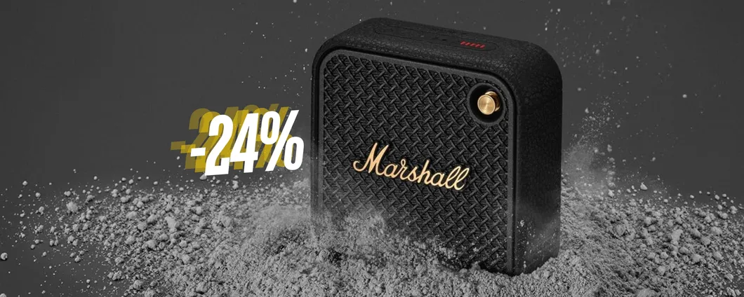 Marshall Willen II: spettacolare speaker Bluetooth IP67 con 17h di audio