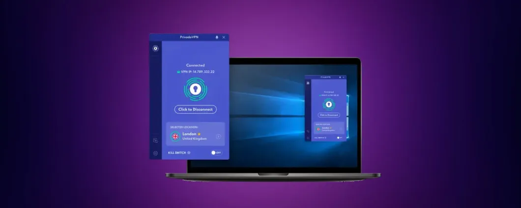 PrivadoVPN: una VPN velocissima a soli 1,11 euro al mese