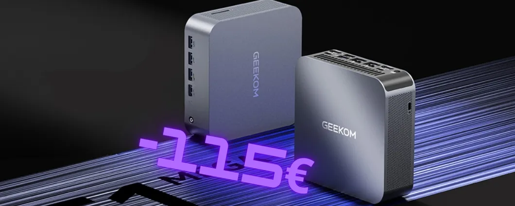 Prestazioni SPAVENTOSE in un formato compatto: scopri il Mini PC GEEKOM GT1 Mega