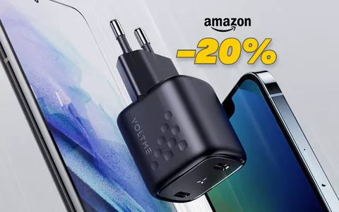 Caricabatterie 30W con doppia USB-C ad un ottimo prezzo su Amazon