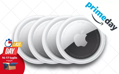 Apple AirTag in confezione da 4: sconto PAZZO per il Prime Day Amazon!