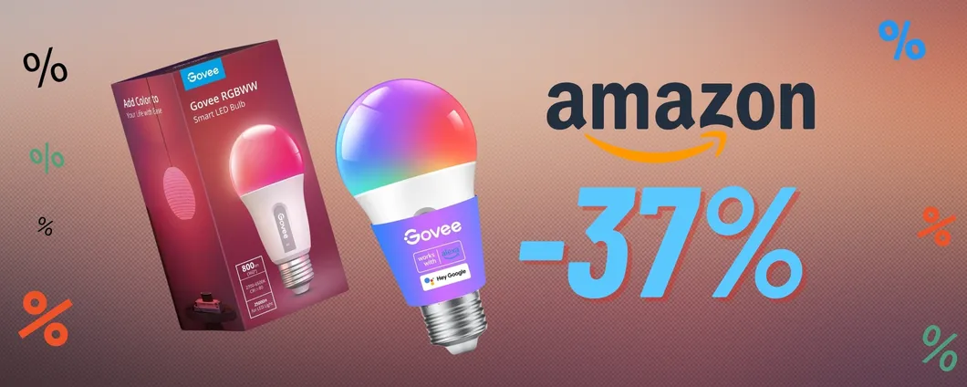 Lampadina Smart Govee in SUPER SCONTO col 37% in meno!