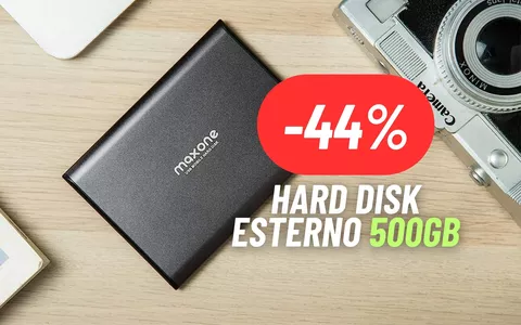 500GB portatili con l'Hard Disk Esterno in MEGA OFFERTA su Amazon: Promozione ATTIVA