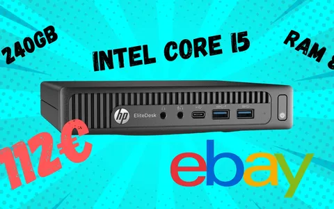 HP EliteDesk: mini PC con i5 a 112€, il ricondizionato eBay è WOW
