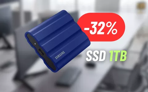 SSD da 1TB targato SAMSUNG a prezzo SCONTATISSIMO (-32%)