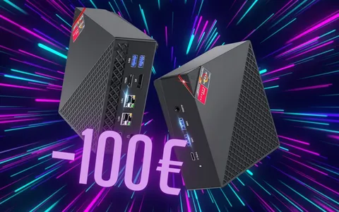 Mini PC con Ryzen 7, 32GB di RAM e SSD da 512GB SCONTATO di 100€