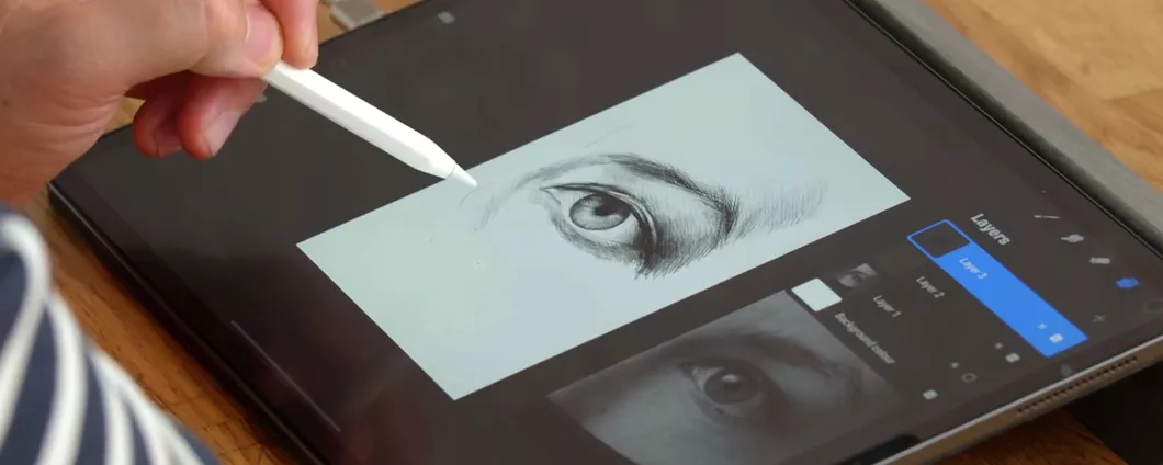 Tutorial su iPad: come disegnare un occhio realistico