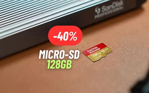 microSD da 128GB + adattatore in SUPER SCONTO con la promo della Festa delle Offerte di Primavera