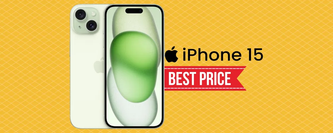 iPhone 15 (verde) da 128GB a un prezzo assurdo pagabile in comode rate