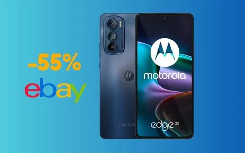 PREZZO OUTLET: Motorola moto edge 30 SCONTATO del 55% (solo su eBay)