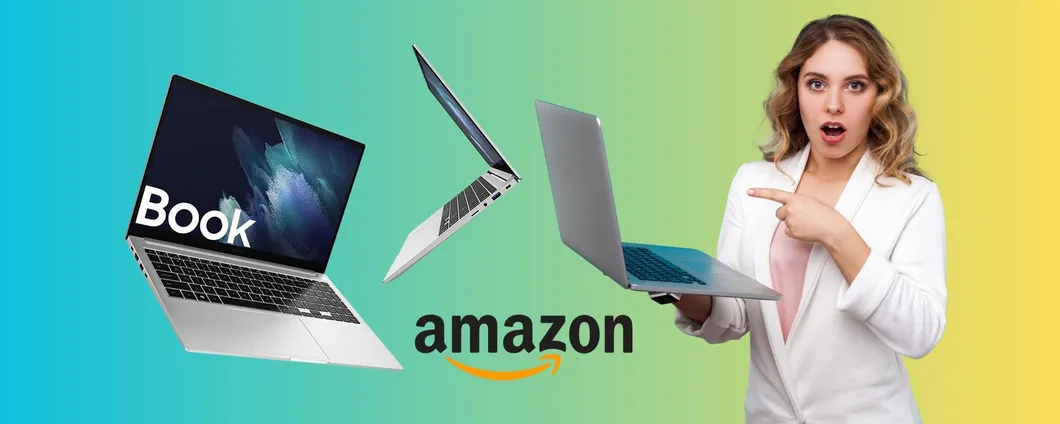 Samsung Galaxy Book da 15,6 pollici e Intel Core i5 a 600€