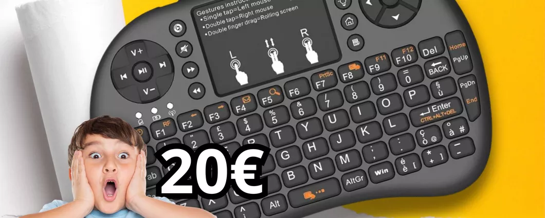 SOLO 20€ per la Mini Tastiera Wireless: scoprila su Amazon e ottienila ora!