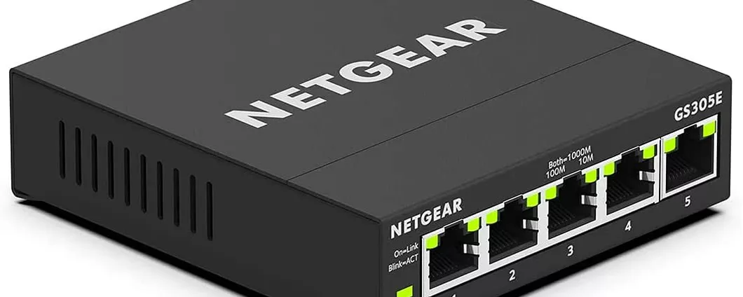 Switch Ethernet Plus NETGEAR a 5 Porte ad un prezzo BOMBA su Amazon
