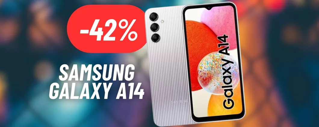 Il Samsung Galaxy A14 oggi è un BEST BUY: prezzo scontatissimo su eBay