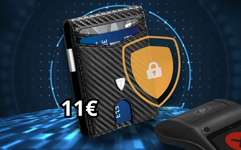 Portafoglio Uomo RFID Blocking: Eleganza e Sicurezza in un Design Minimalista a soli 11€