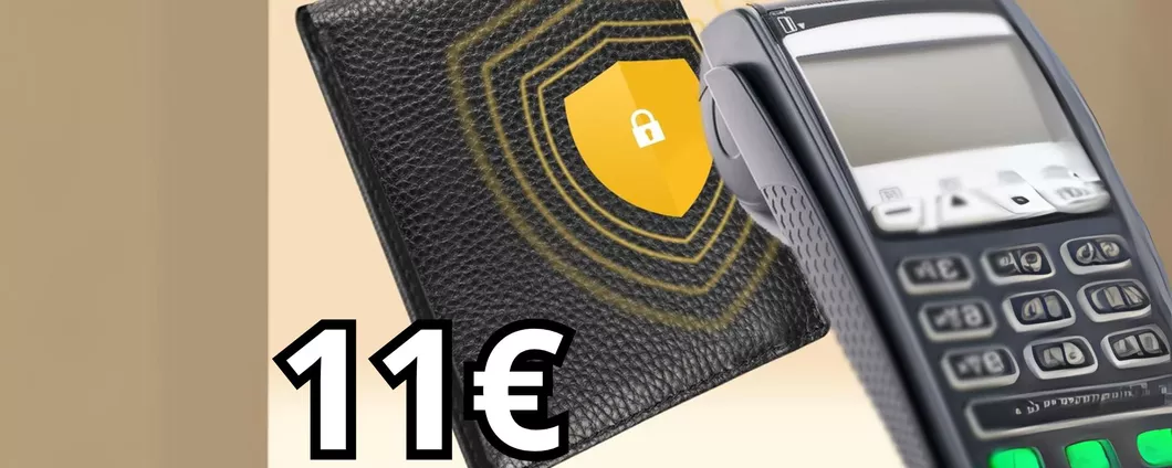 REGGITI FORTE: solo 11€ pper il Portafoglio con blocco RFID perfetto come regalo UOMO!