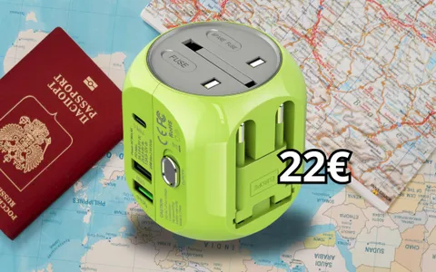 Adattatore Universale da Viaggio: solo 22€ e vai in tutto il mondo!