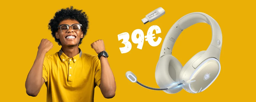 Cuffie Bluetooth con microfono staccabile in OFFERTA LAMPO a 39€