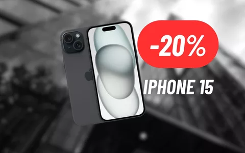 Per Natale regalati un iPhone 15: disponibile al 20% DI SCONTO