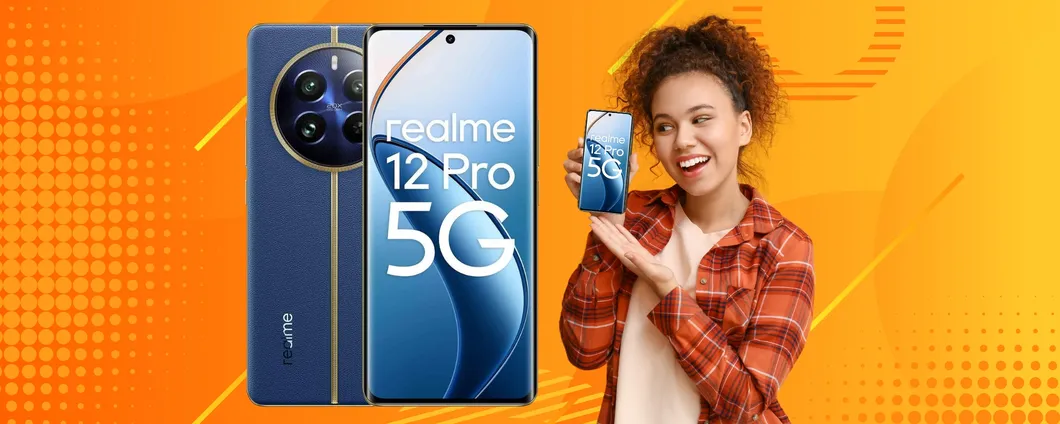 Il mitico realme 12 Pro 5G (8/256GB) con fotocamera Sony è in promo al 25%