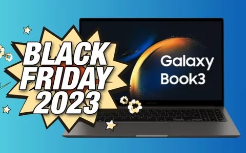Black Friday 2023: Samsung Galaxy Book3 ORA SCONTATISSIMO su Amazon!