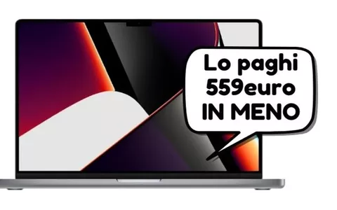 OGGI MacBook Pro ti costa 559 euro IN MENO su Amazon
