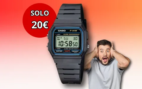 Orologio CASIO Vintage: solo 20€ per un regalo pazzesco che stupisce