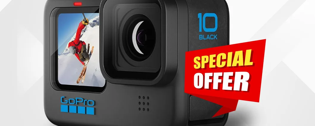 FANTASTICA GoPro Hero10: immortala i tuoi momenti migliori a PREZZO BASSO!