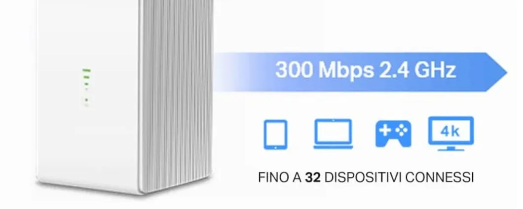 Router TP-Link 4G LTE con Sim e porta LAN/WAN e antenna esterna in promo speciale su Amazon