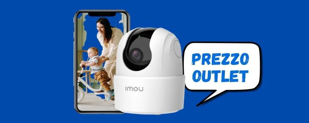 PREZZO OUTLET per la telecamera Wi-Fi da interno Imou su Amazon