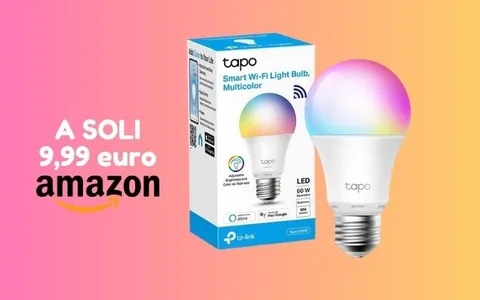Lampadina Intelligente TP-Link ora a PREZZO STRACCIATO su Amazon!
