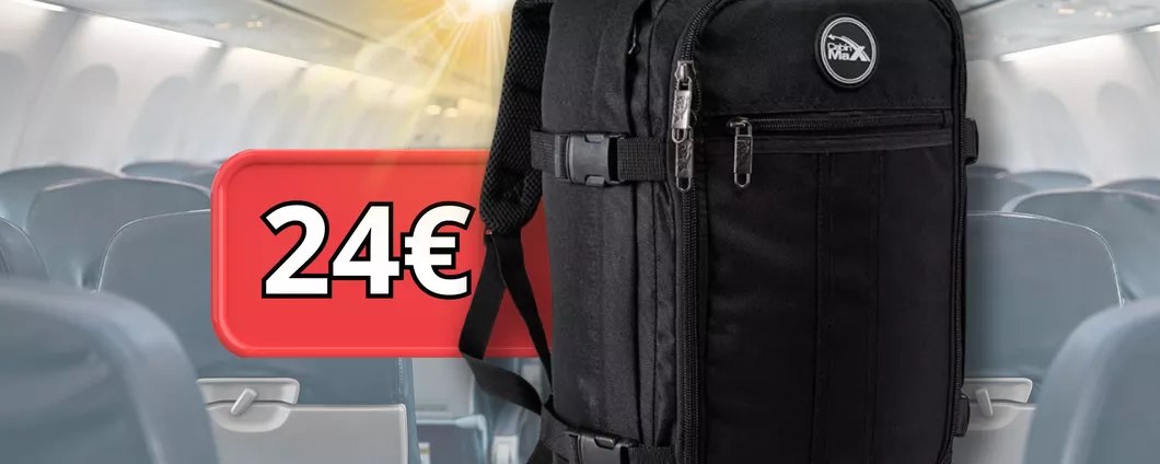 METà PREZZO: Zaino da Viaggio a soli 24€ perfetto per cabina aereo!
