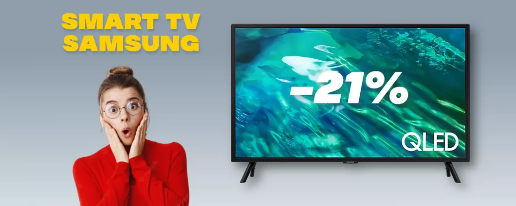 Smart TV Samsung QLED in OFFERTA a 339€: è tutto VERO!