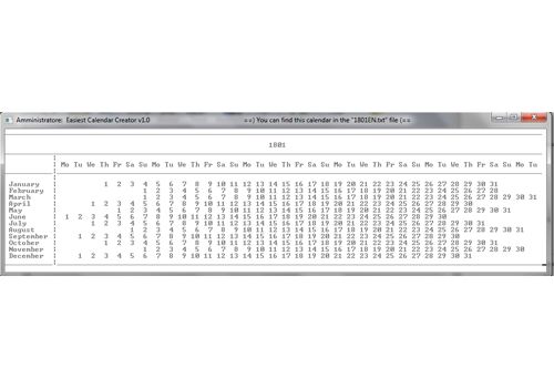 Easiest calendar creator portable download html it