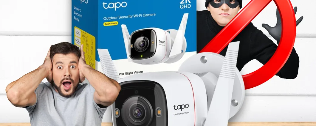 MAXI OFFERTA: Telecamera di sicurezza da esterno a prezzo MINIMO STORICO su Amazon!