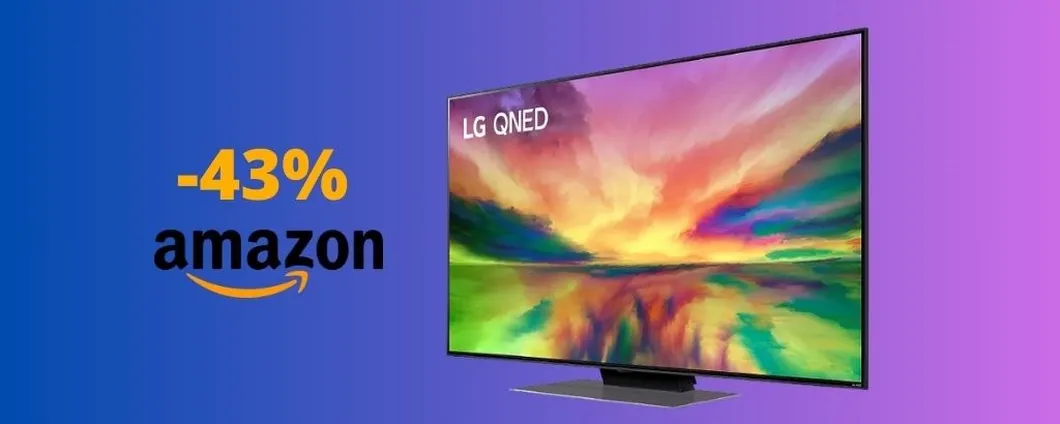 Tv LG QNED da 50 pollici SCONTATA del 43% su Amazon!