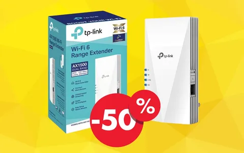 Offerta imperdibile: potenzia il tuo WiFi con TP-Link RE500X a metà prezzo!
