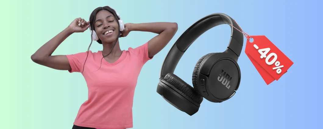 JBL Tune 510BT: le mitiche cuffie wireless a un PREZZO WOW (-40%)