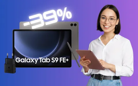 Offerta imperdibile: Galaxy Tab S9 FE+ in sconto del 39%, risparmia 320€