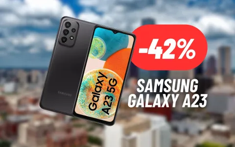 AMAZON OUTLET: folle sconto del 42% sul Samsung Galaxy A23