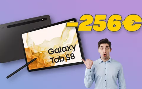 SCONTO SHOCK Amazon sul Samsung Galaxy Tab S8 (-256€)