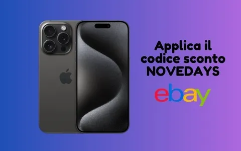 Apple iPhone 15 Pro, con il CODICE SCONTO eBay ad un prezzo super!