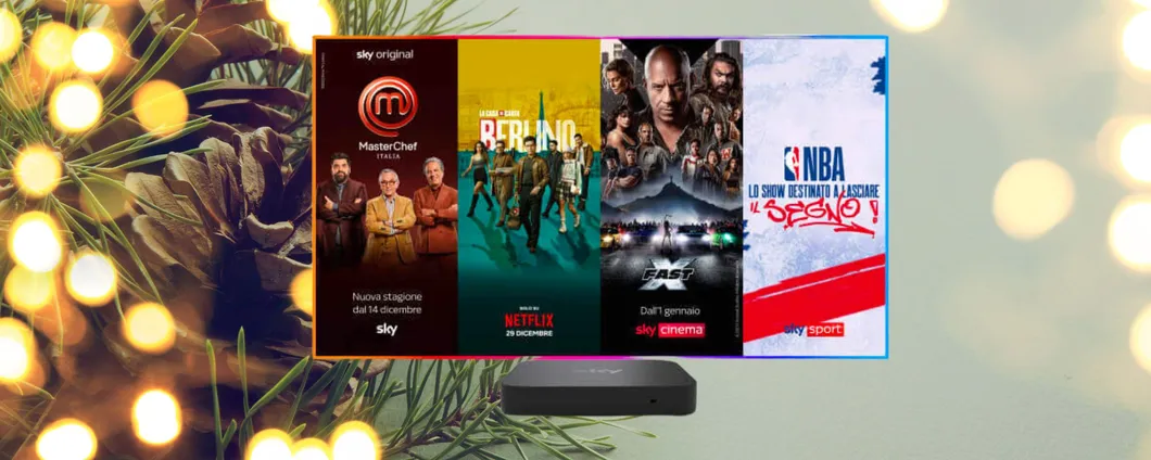 Il tuo regalo di Natale: prova TUTTO SKY a soli 9 euro per 30 giorni