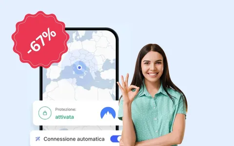 Ultimi giorni: NordVPN al 67% di sconto