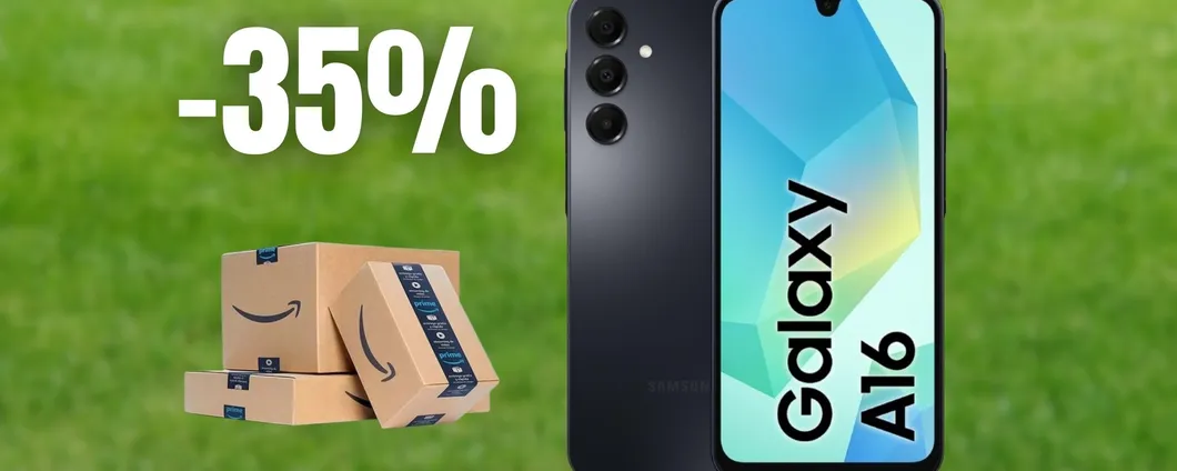 Schermo super fluido e batteria infinita: Samsung Galaxy A16 è il best buy da prendere oggi (-35%)