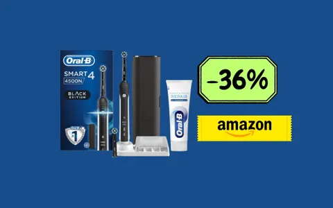 Denti bianchissimi con lo spazzolino elettrico Oral-B in MAXI PROMO