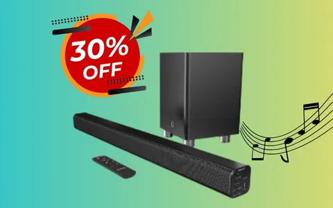 Audio avvolgente con la Soundbar Majority da 150W scontatissima al -30%
