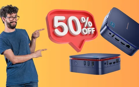 Mini PC potentissimo con SSD da 1TB al 50% su Amazon